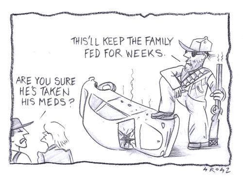 "This'll keep the family fed for weeks."
