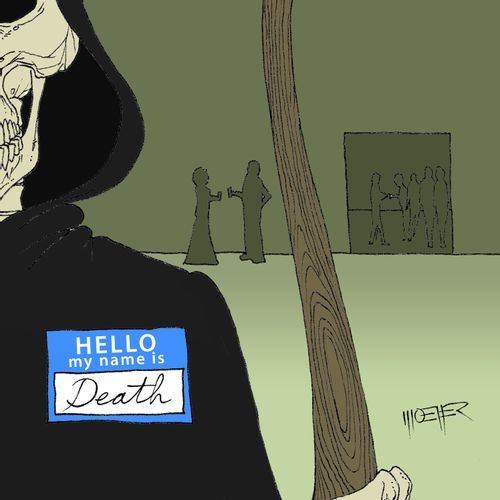 'Hello, my name is Death'