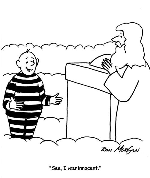 'See, I was innocent.'