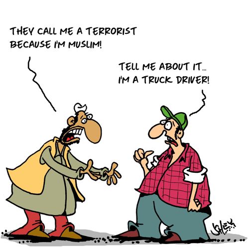 "Tell me about it...I'm a truck driver!"