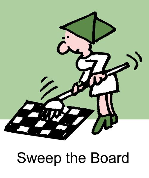 Sweep the board.