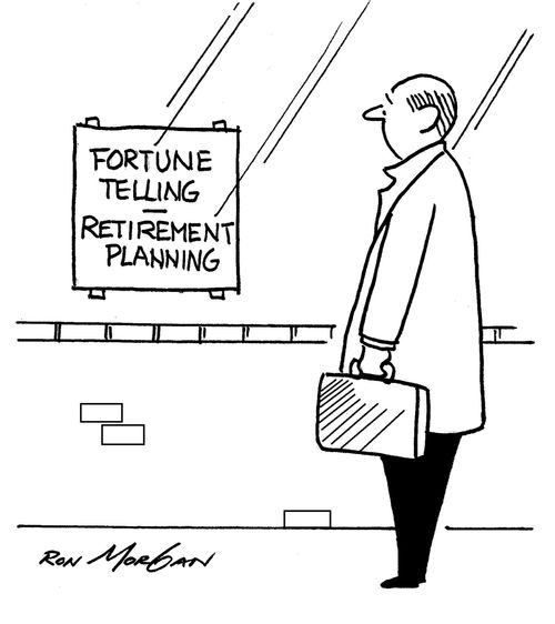 'Fortune telling/retirement planning'