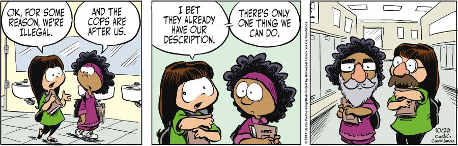 "Okay, for some reason, we're illegal."