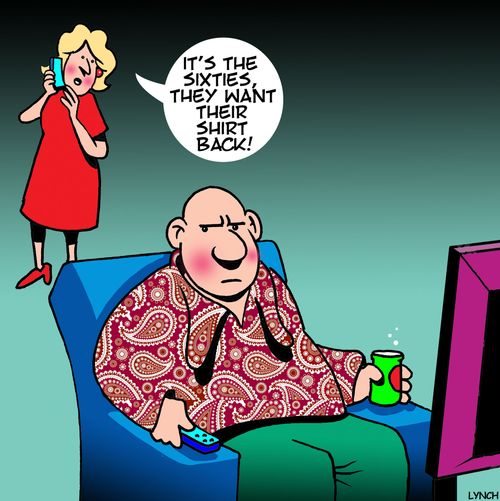 'It's the sixties, they want their shirt back!'