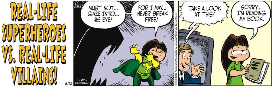 "Must...not gaze into...his eye! For I may...never break free!"
