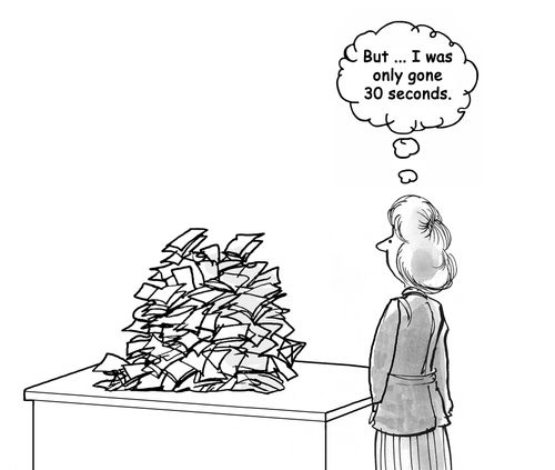 "But... I was only gone 30 seconds."