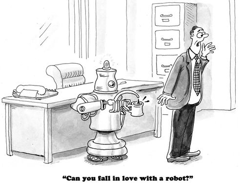 "Can you fall in love with a robot?"