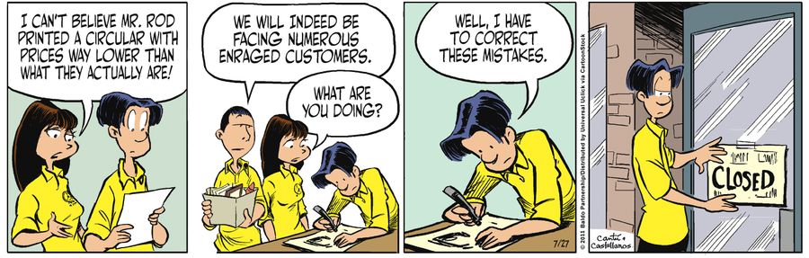 "We will indeed be facing numerous enraged customers."