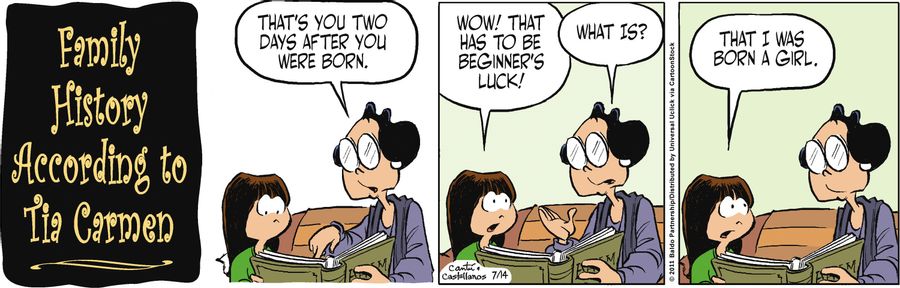"That's two days after you were born."