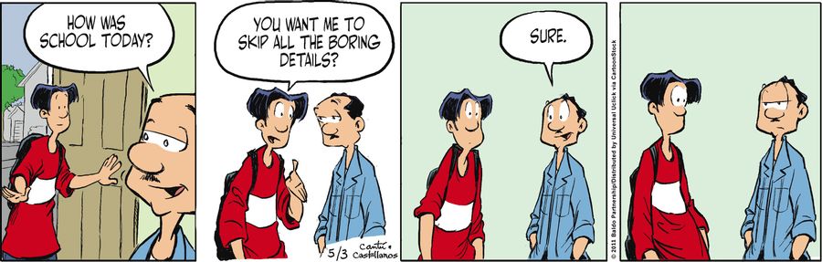 "Want me to skip all the boring details?"
