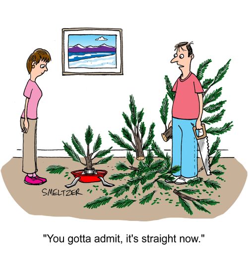 "You gotta admit, it's straight now."