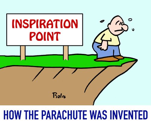 INSPIRATION POINT - How the parachute was invented
