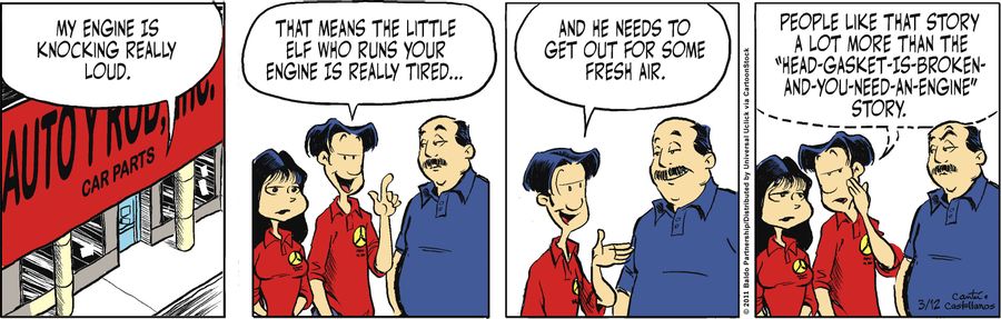 "My engine is knocking really loud."