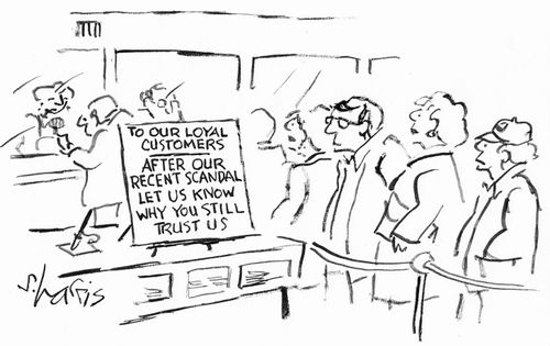 'To our loyal customers - after our recent scandal, let us know why you still trust us'
