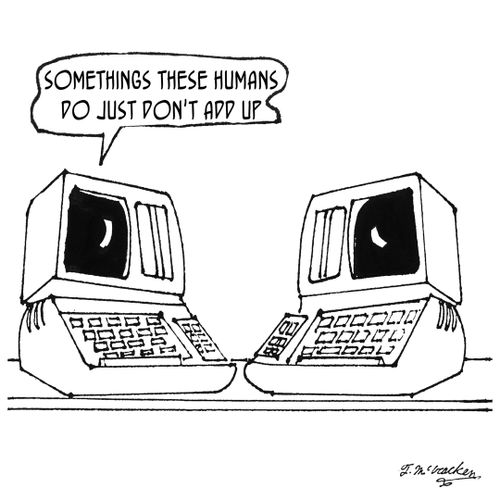 'Somethings these humans do just don't add up.'