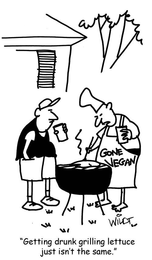 "Getting drunk grilling lettuce just isn't the same."