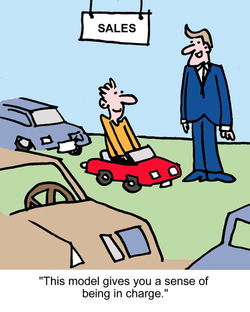 "This model gives you a sense of being in charge."