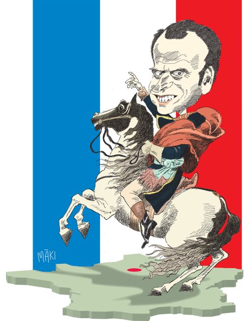 Macron is elected president.