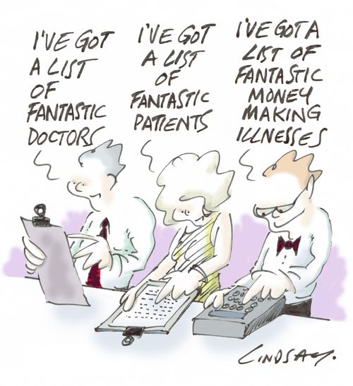 'I've got a list of fantastic doctors..."
