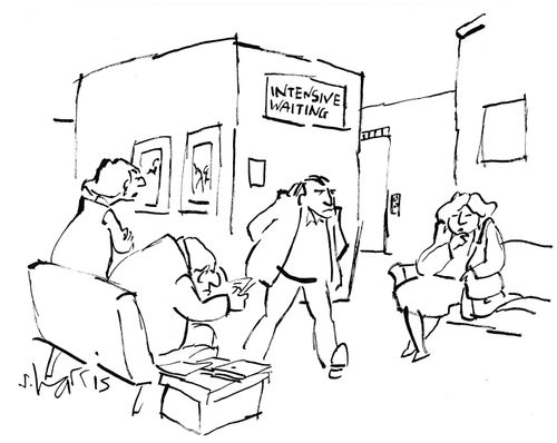 Intensive waiting.