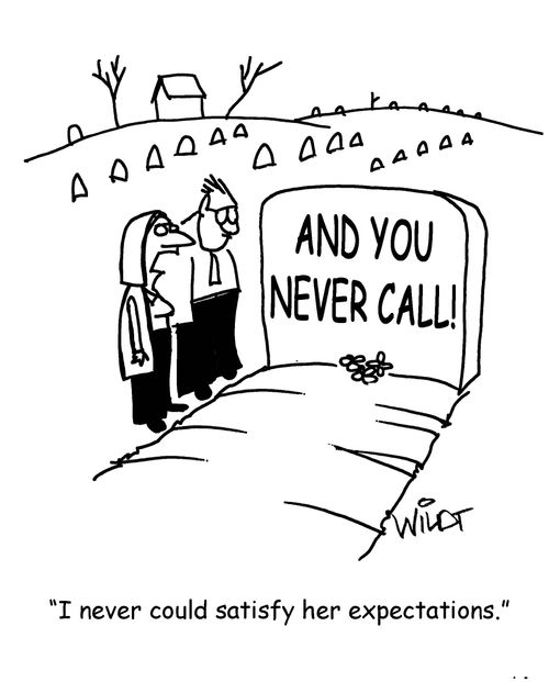 'I could never satisfy her expectations.'