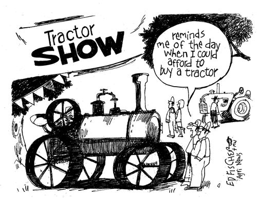 "Reminds me of the day when I could afford to buy a tractor."