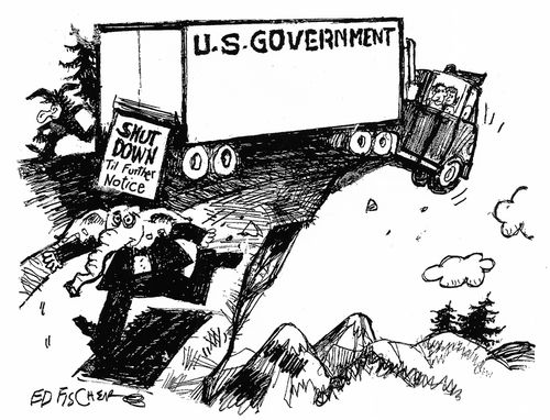 US Government: shut down until further notice.