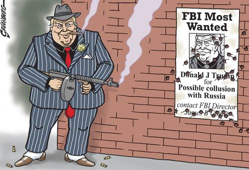Trump shoots his own wanted poster.