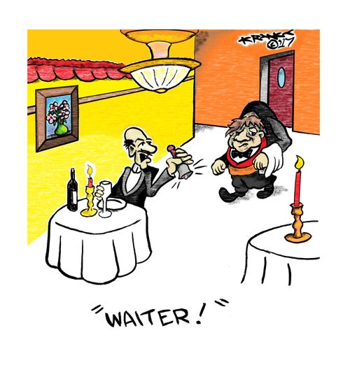 "Waiter!"