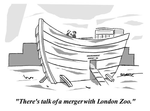 "There's talk of a merger with London Zoo."