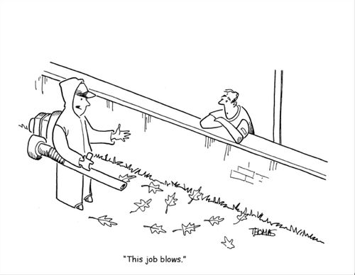 "This job blows."