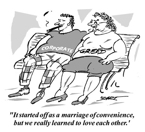 "It started off as a marriage convenience, but we really learned to love each other."