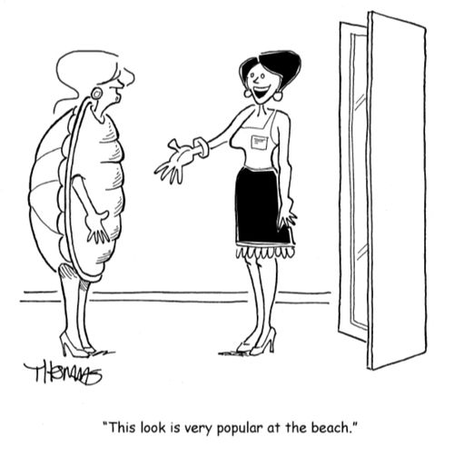 "This look is very popular at the beach."