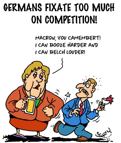 Germans fixate too much on competition!