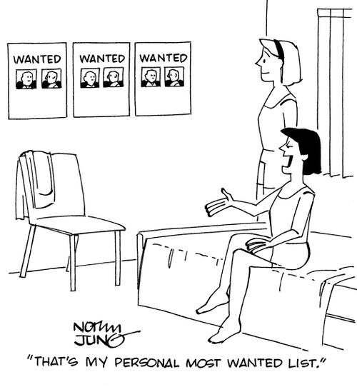 "That's my personal most wanted list."