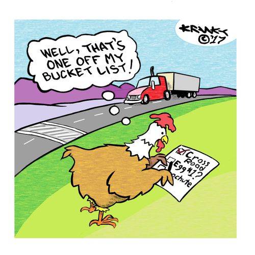 'Well, that's one off my bucket list!'