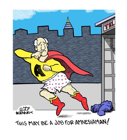 'This may be a job for AmnesiaMan!'