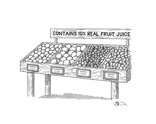 "Contains 10% Real Fruit Juice"