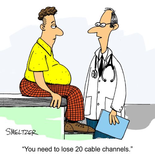 "You need to lose 20 cable channels."
