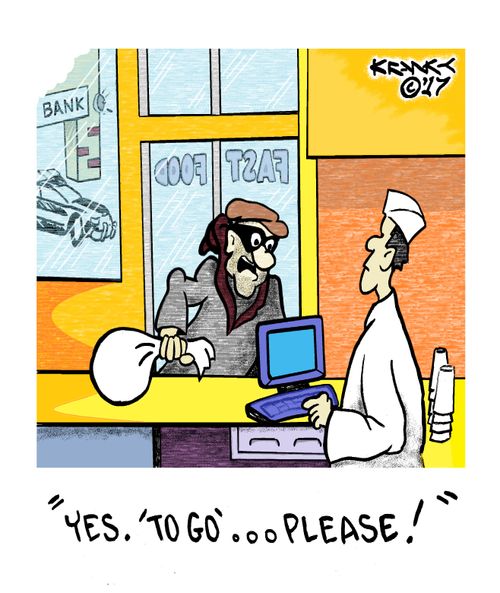 'Yes. 'To Go'... please!'