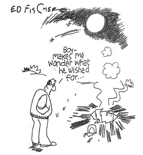 'Boy - makes me wonder what he wished for...'