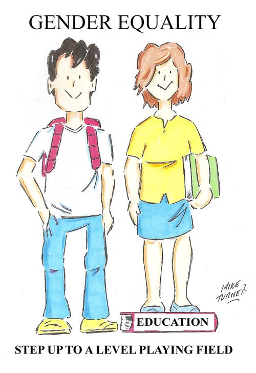 Gender equality: step up to a level playing field.