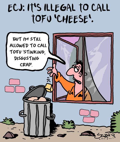 ECJ: it's illegal to call tofu 'cheese'.