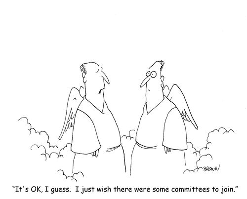 "It's OK, I guess. I just wish there were some committees to join."
