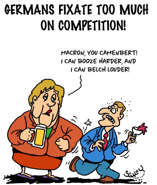 Germans fixate too much on competition!
