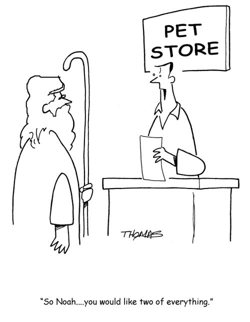 "So Noah... You would like two of everything."