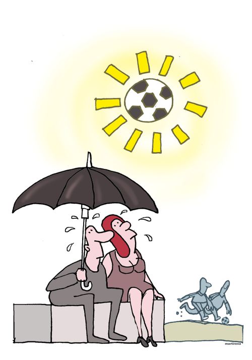 Football and high temperatures