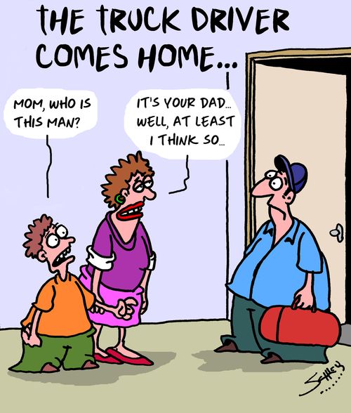 The Truck Driver comes home...