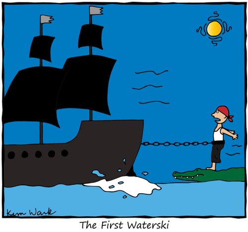 The First Waterski