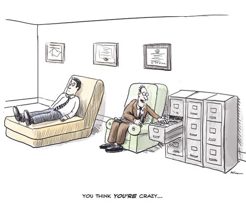 "You think you're crazy?"